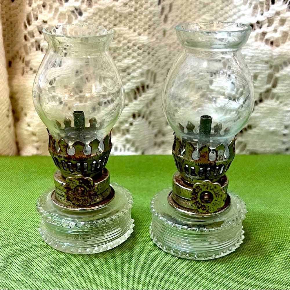 Mini Vintage Oil Lamps